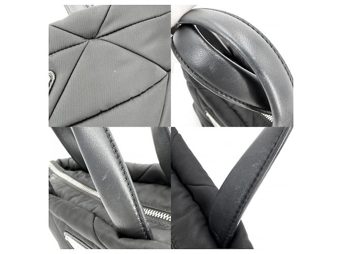 Piccola borsa tote imbottita da donna Prada Nero - vista 8