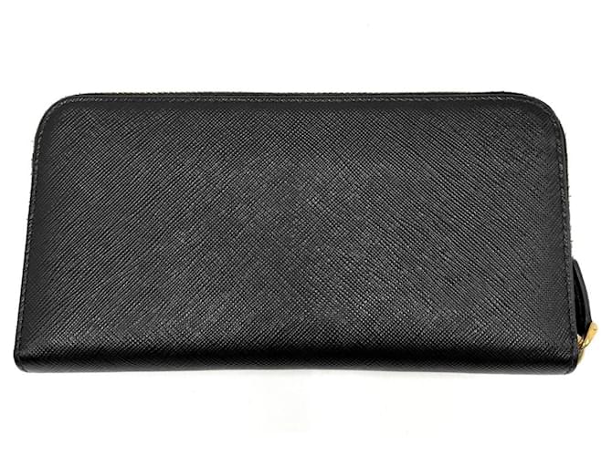 Prada Damen-Langgeldbörse Schwarz - Ansicht 2