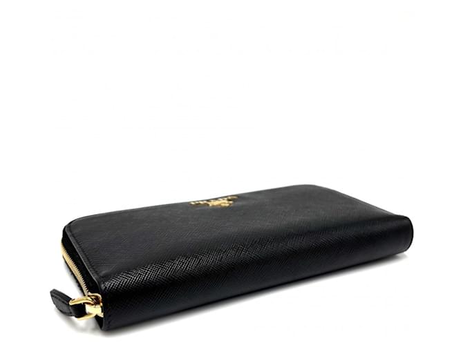 Prada Damen-Langgeldbörse Schwarz - Ansicht 3