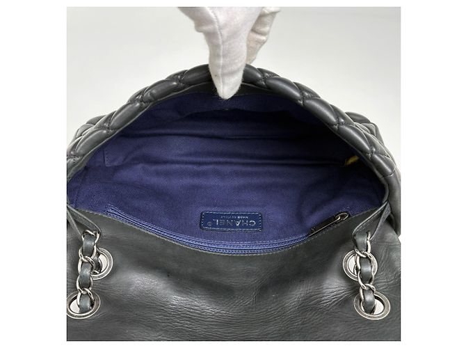 Borsa a Spalla con Catena Chanel Coco Mark Nero - vista 12
