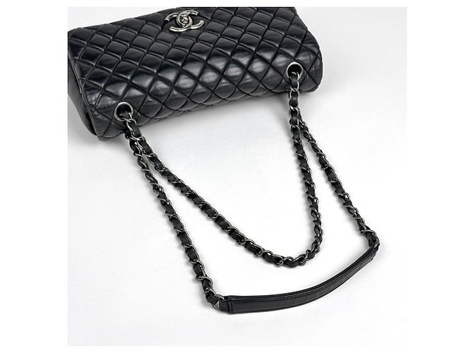 Borsa a Spalla con Catena Chanel Coco Mark Nero - vista 9