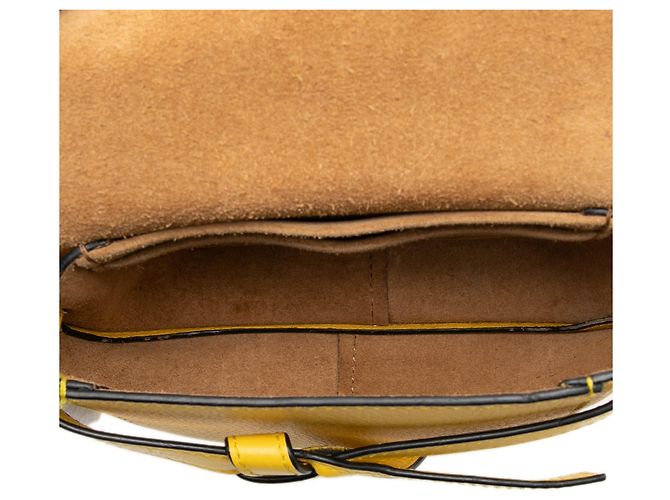 LOEWE Borsa a tracolla Gate Mini in pelle gialla Giallo Senape - vista 4