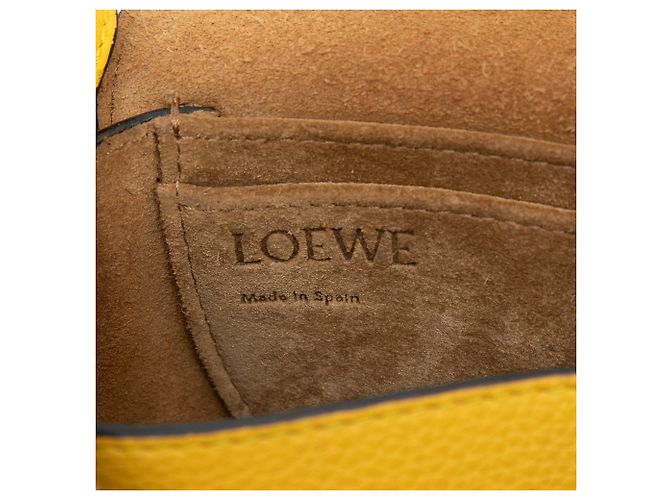 LOEWE Borsa a tracolla Gate Mini in pelle gialla Giallo Senape - vista 5