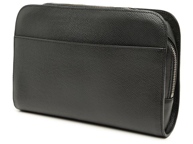 Pochette Baikal in pelle Taiga nera Louis Vuitton Nero - vista 2
