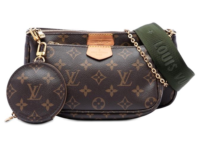 Louis Vuitton Marrone Monogram Multi Pochette Accessoires - vista 7