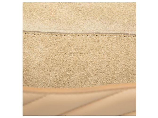Chloé Borsa a tracolla Drew Bijou in pelle trapuntata beige Small - vista 5