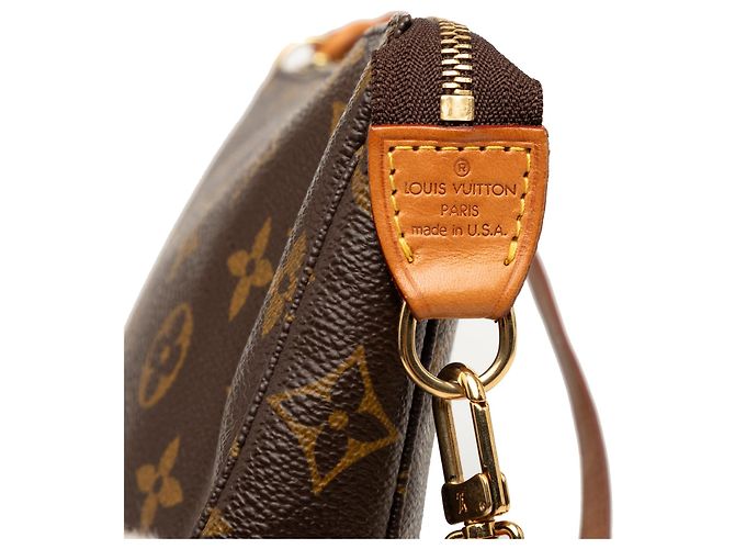 Louis Vuitton Pochette Accessoires Monogram Marrone - vista 5