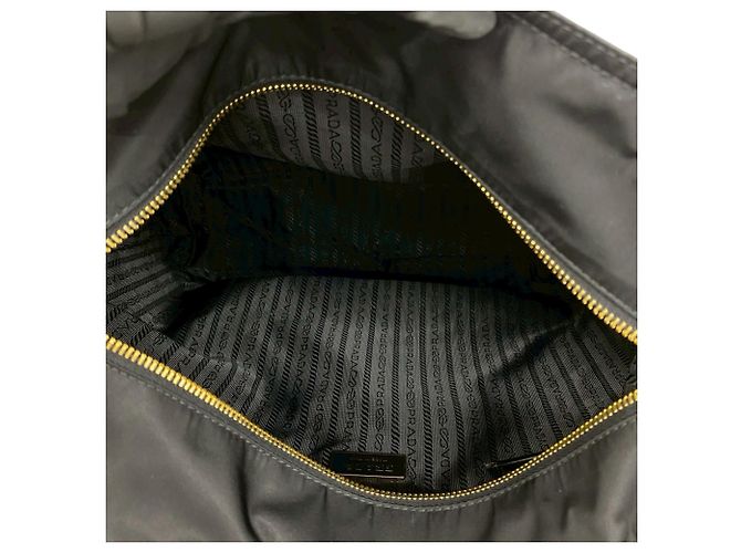 Tote Tessuto nero decorato Prada - vista 3