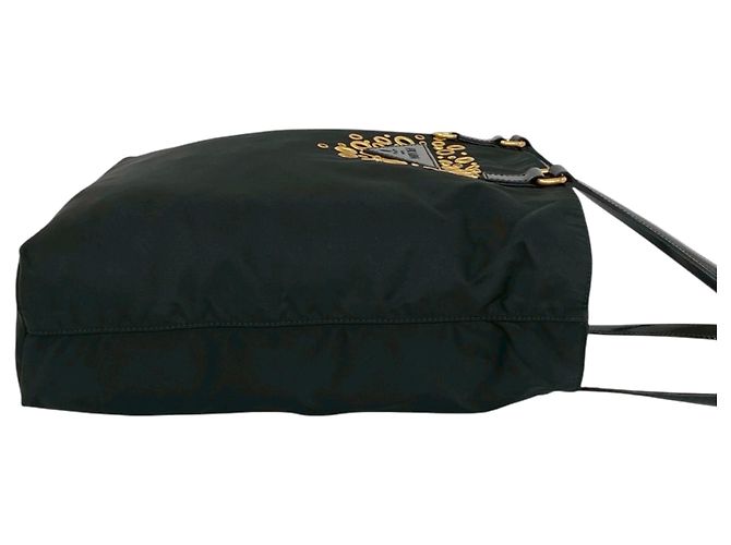 Tote Tessuto nero decorato Prada - vista 7