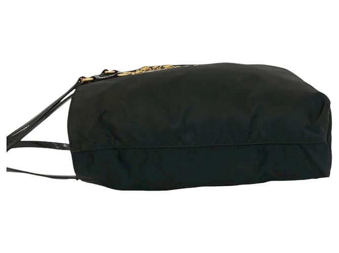 Tote Tessuto nero decorato Prada - vista 8