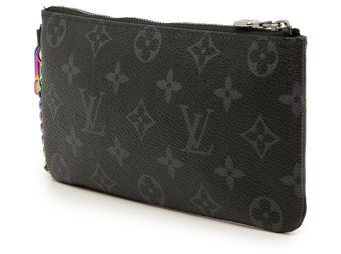 Louis Vuitton Black Monogram Eclipse Flash Fragment iPhone Case - view 2