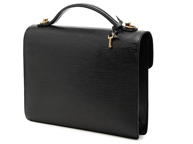 Louis Vuitton Black Epi Monceau Nero - vista 2
