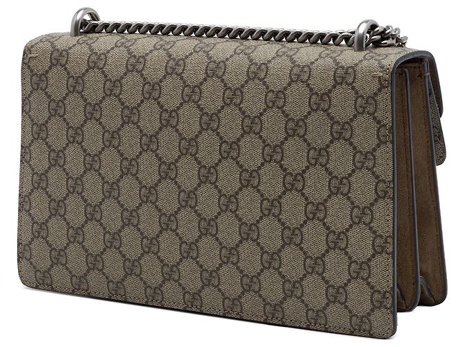 Borsa a tracolla Gucci Beige Medium GG Supreme Dionysus - vista 2