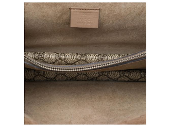 Borsa a tracolla Gucci Beige Medium GG Supreme Dionysus - vista 4