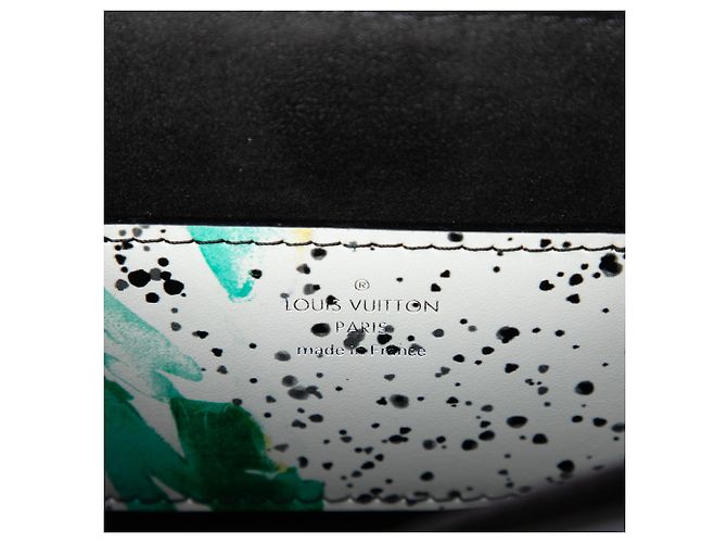 Louis Vuitton Twist MM en cuero blanco con estampado Splash - vista 5