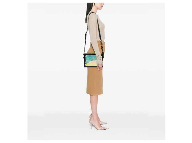 Bauletto Soft Monogram Prism nero Louis Vuitton - vista 7