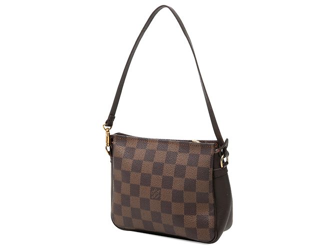 Louis Vuitton Marrone Damier Ebene Trousse Pochette - vista 2