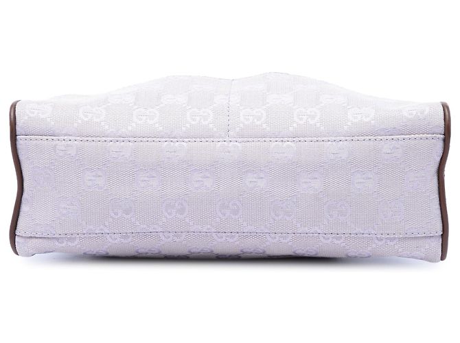 Borsa a tracolla Gucci in tela GG viola Porpora - vista 3