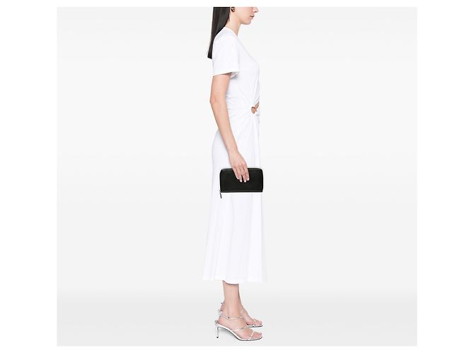Portafoglio da viaggio con zip Prada Black Saffiano Nero - vista 7