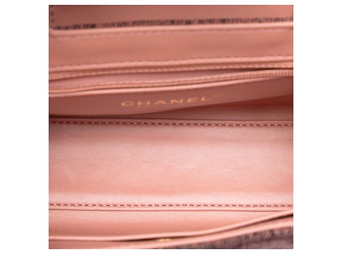 Borsa Chanel Pink Nano Washed Denim Kelly Shopper Rosa - vista 4