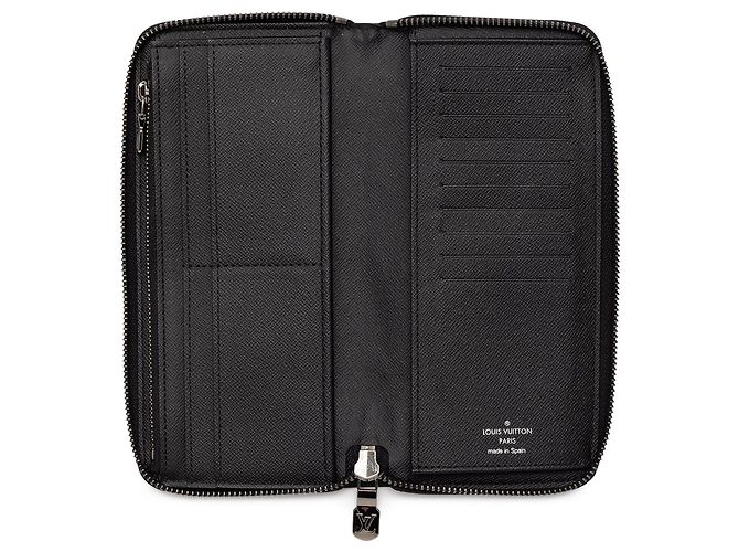 Cartera Zippy Vertical Monogram Eclipse negro Louis Vuitton - vista 6
