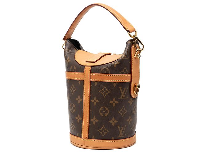 Borsa Duffle Bucket Louis Vuitton Marrone Monogram - vista 2