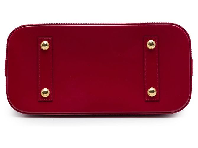 Louis Vuitton Alma PM Monogram Vernis rosso - vista 3