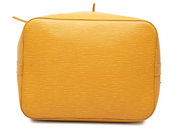 Louis Vuitton Petit Noe en cuero Epi amarillo - vista 3