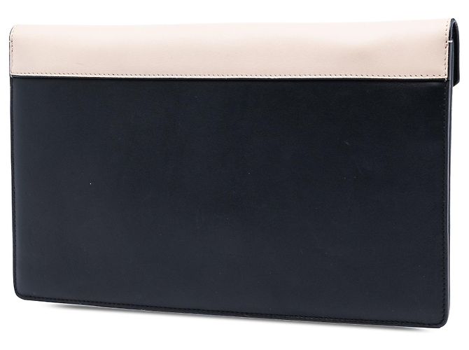 Diamond Céline Clutch Celine in pelle di vitello rosa e crine di cavallo con diamanti - vista 2