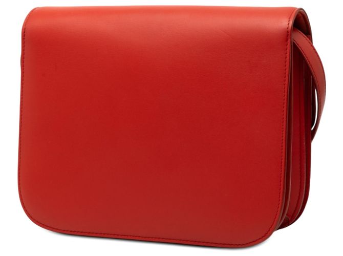 Céline Celine Orange Medium Calfskin Classic Box Rosso Arancione - vista 2