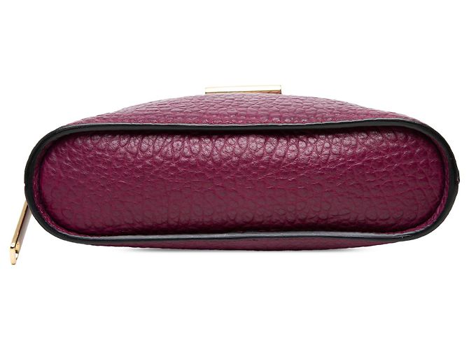 Borsa a tracolla Harrogate in pelle viola Burberry Porpora - vista 3