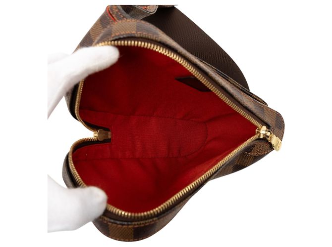 Louis Vuitton Marrone Damier Ebene Geronimos - vista 4