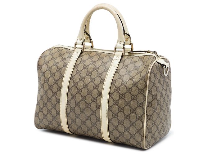 Bolsa Boston Joy GG Supreme bege tamanho Médio da Gucci - vista 2