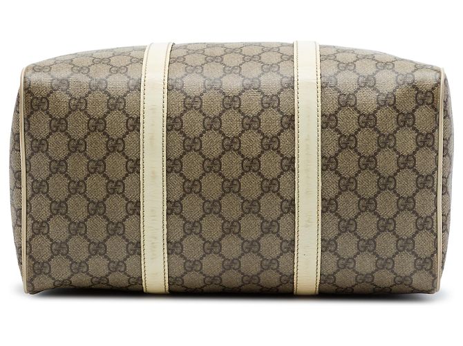 Bolsa Boston Joy GG Supreme bege tamanho Médio da Gucci - vista 3