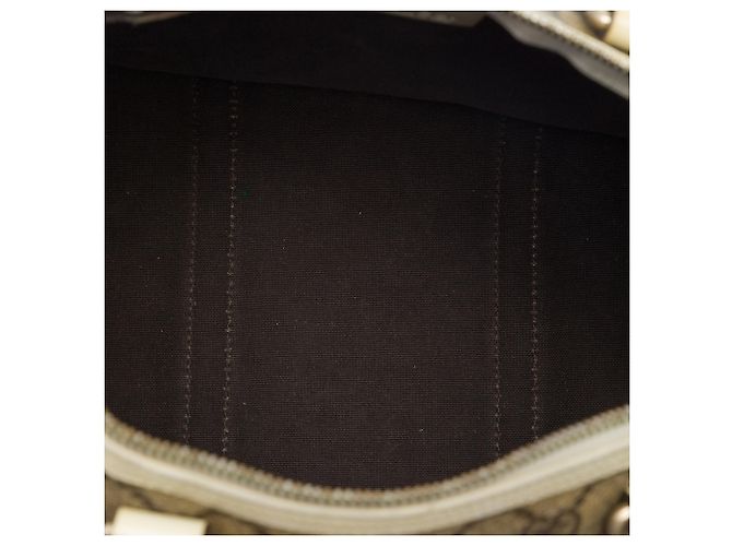 Bolsa Boston Joy GG Supreme bege tamanho Médio da Gucci - vista 4