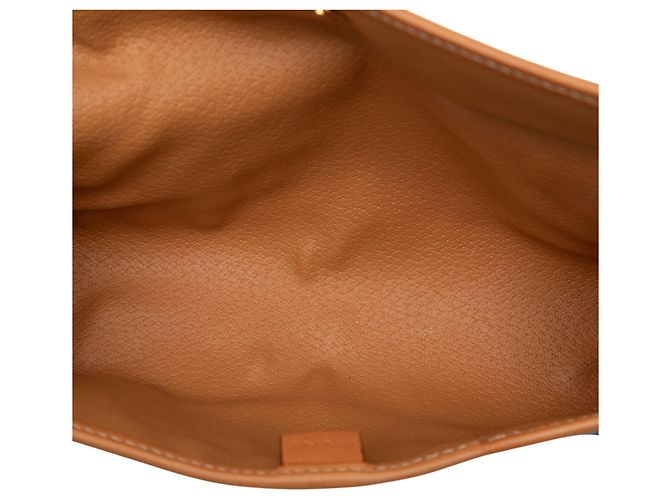 Céline Clutch de lona revestida Macadam marrón Celine Castaño - vista 4
