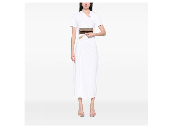 Céline Clutch de lona revestida Macadam marrón Celine Castaño - vista 6