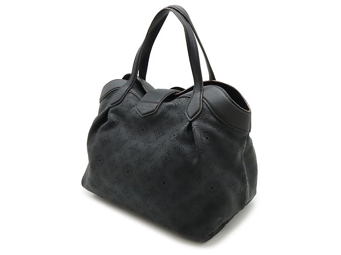 Louis Vuitton Black Monogram Mahina Cirrus PM Nero - vista 2