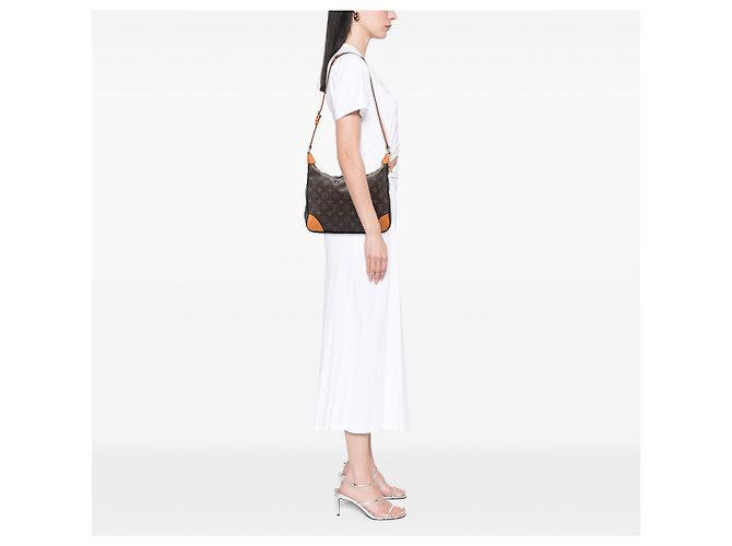 Louis Vuitton Marrone Monogram Boulogne 30 - vista 5