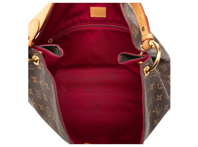 Louis Vuitton Marrone Monogram Graceful MM - vista 4