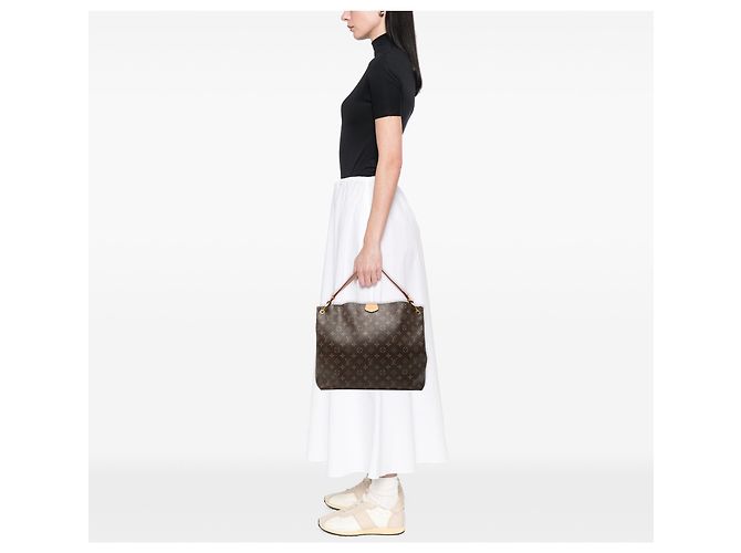 Louis Vuitton Marrone Monogram Graceful MM - vista 7
