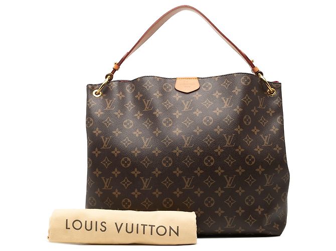 Louis Vuitton Marrone Monogram Graceful MM - vista 8