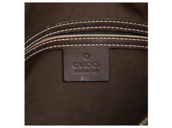 Gucci Beige GG Supreme Double Pocket Crossbody - vista 5