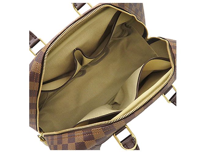 Louis Vuitton Marrone Damier Ebene Deauville - vista 4