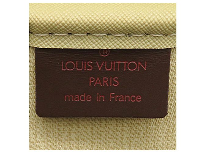 Louis Vuitton Marrone Damier Ebene Deauville - vista 5
