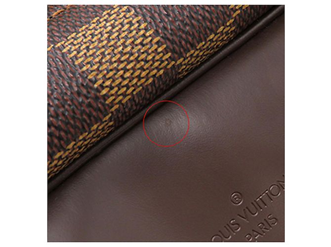 Louis Vuitton Marrone Damier Ebene Deauville - vista 8