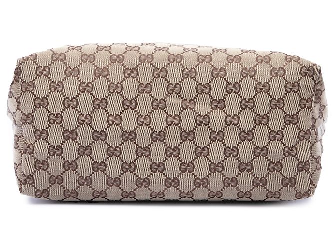 Gucci Beige GG Canvas Web Crossbody - vista 3