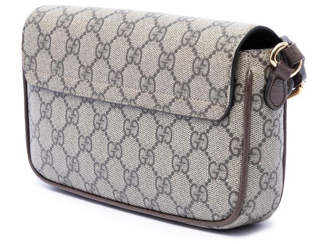Pochette Crossbody Gucci Beige GG Supreme Web Ophidia - vista 2