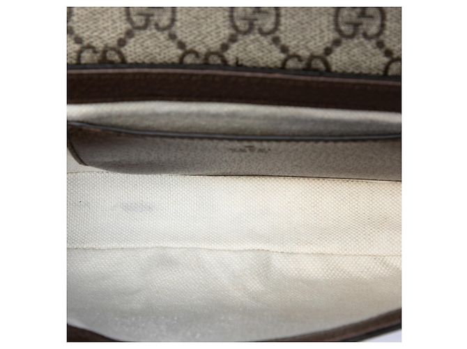 Pochette Crossbody Gucci Beige GG Supreme Web Ophidia - vista 4
