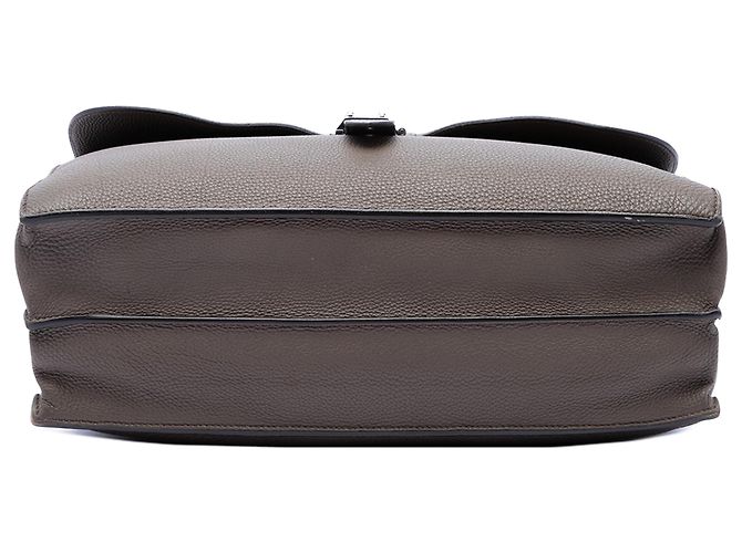 Hermès Sac A Depeches 38 em Togo Marrom Castanho escuro - vista 3